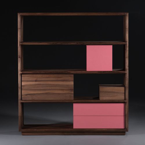 可调节置物架 - AGILIS - Artisan Solid Wood Furniture - 现代风格 / 栎木 / 胡桃木