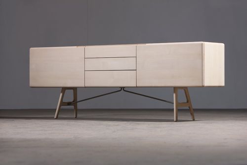 高脚餐边柜 - TESA - Artisan Solid Wood Furniture - 现代风格 / 栎木 / 胡桃木
