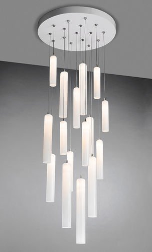 现代风格枝形吊灯 - BREATH: TUBE - Shakuff - exotic glass lighting & decor - 吹制玻璃 / 商用 / LED式