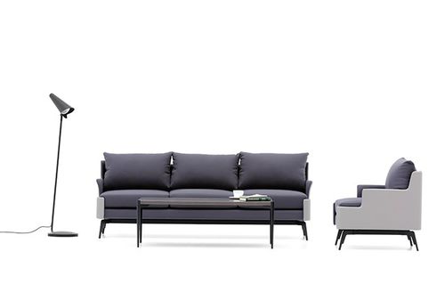 现代风格沙发 - GILDA - Burotime Office Furniture - 布料 / 皮质 / 棕色