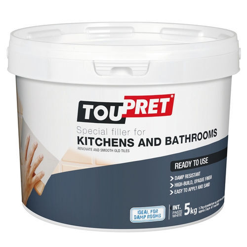光滑涂料 - TOUPRET - 用于堵塞 / 室内 / 墙面
