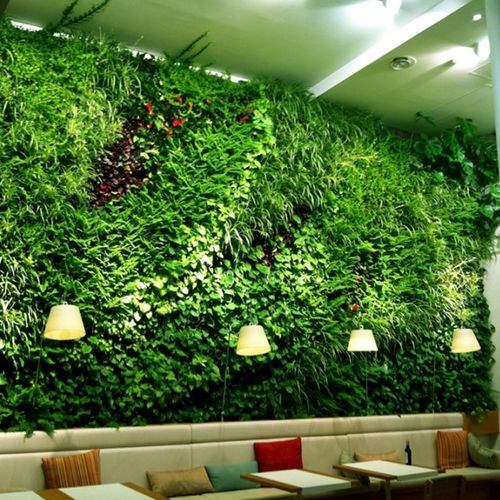 活植物绿植墙 - RESTAURANT IN MADRID - Paisajismo Urbano - 模块化板 / 天然 / 永生苔藓