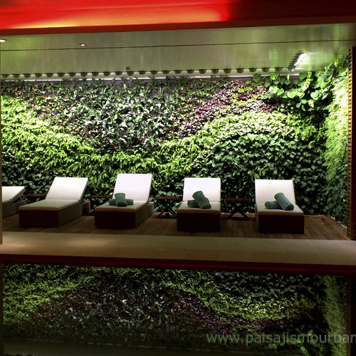 活植物绿植墙 - CASTELL SON CLARET HOTEL - Paisajismo Urbano - 模块化板 / 天然 / 室内