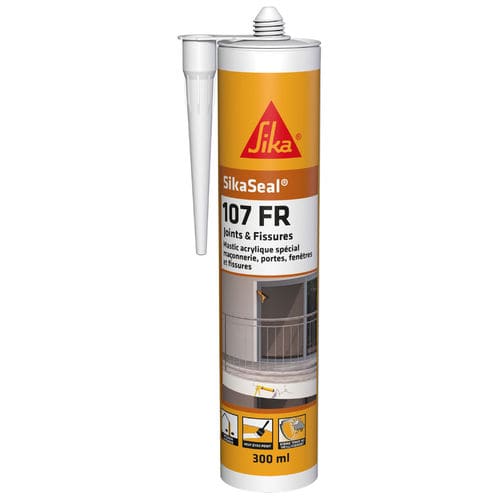 塑料胶合剂 - SikaSeal®-107 FR - Sika France SAS - 丙烯树脂基底 / 丙烯塑料 / 固定