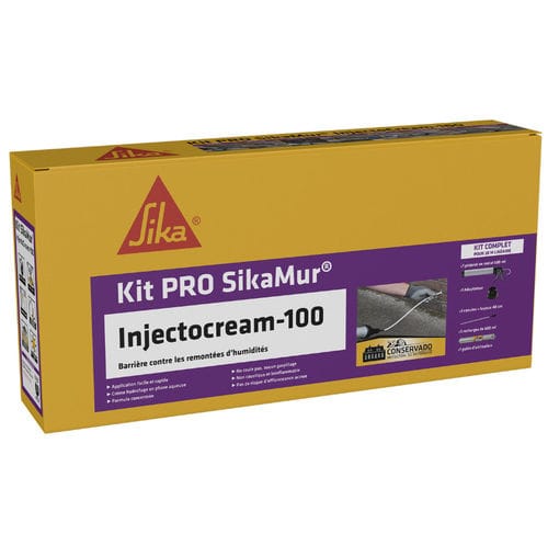 砖用防水处理 - SikaMur® InjectoCream-100 - Sika France SAS/西卡 - 石头 / 用于石工 / 砖保护