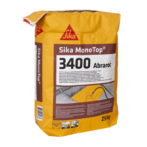 修补砂浆 - Sika MonoTop®-3400 Abraroc - Sika France SAS/西卡 - 用于金属框架 / 用于混凝土 / 水泥