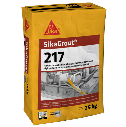 固结砂浆 - SikaGrout®-217 - Sika France SAS/西卡 - 用于金属框架 / 用于混凝土 / 以沙子为基底