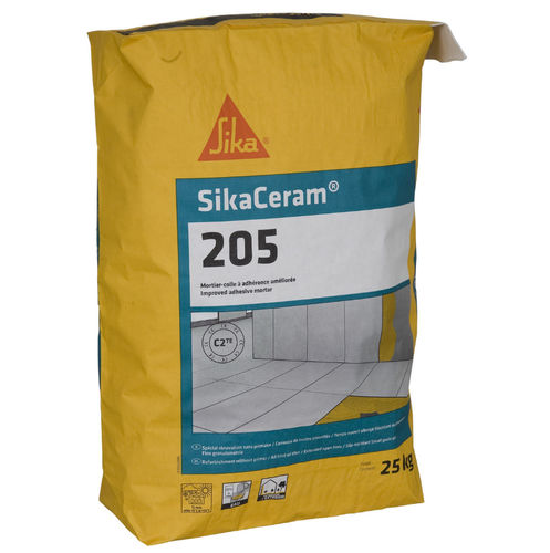 瓷砖砂浆胶合剂 - SikaCeram®-205 - Sika France SAS/西卡 - 液压 / 灰色 / 粉末
