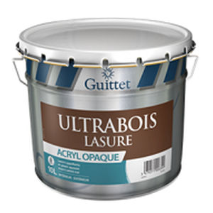 防护木材着色剂 - ULTRABOIS ACRYL OPAQUE - GUITTET - 用于外墙隔热 / 低毒排放