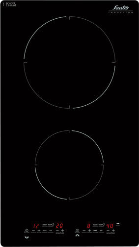 玻璃陶瓷灶台 - STI960B - Sauter - 电磁感应 / 双眼 / 嵌入式