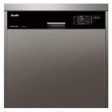 前开式洗碗机 - SVH1301BF  - Sauter - 家用 / 嵌入式 / 生态型