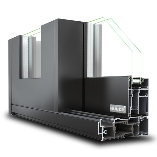 铝制推拉门系统 - VOLATO M+ - Hueck System GmbH & Co. KG - 用于门 / 用于窗 / 玻璃门