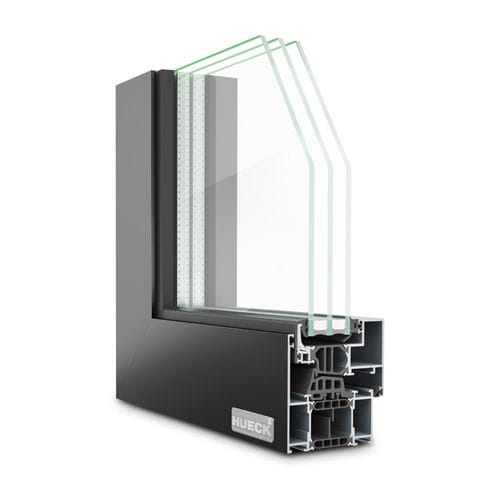 铝制窗框 - LAMBDA WS 075 IS - Hueck System GmbH & Co. KG - 隔热 / 防撬 / 防风