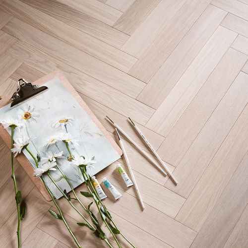 层压地板 - AQUA WHITE - Coswick Hardwood - 栎木 / 哑光 / 自粘