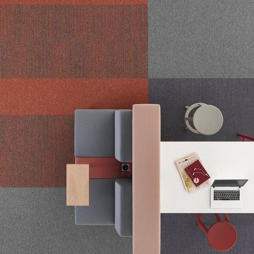 方块地毯 - ESSENCE STRIPE - DESSO OFFICE - 簇绒 / 毛圈 / 复合陶瓷