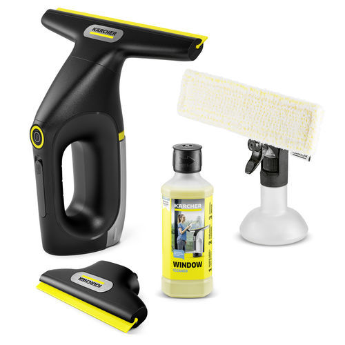 手提式吸尘器 - WV 2 UNIVERSAL PRECISION+ BLACK - KARCHER - 湿式洗涤 / 充电电池 / 充电式
