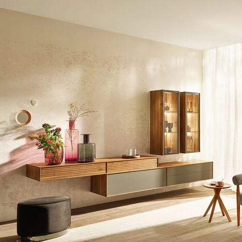现代风格客厅组合背景墙 - LINA - ANREI - Reisinger GmbH - 栎木 / 胡桃木 / 山毛榉木
