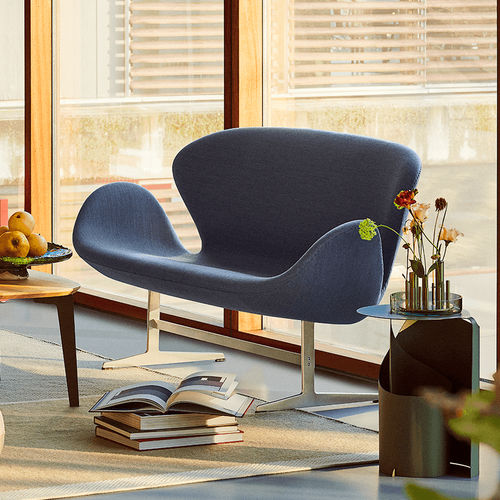 现代风格沙发 - SWAN™ - Fritz Hansen - 布料 / 聚氨酯发泡 / 皮质