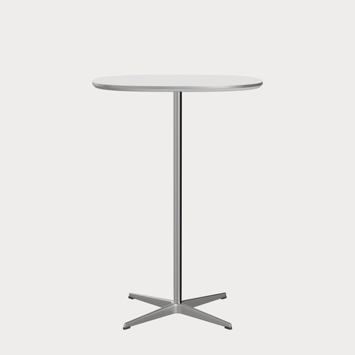 现代风格高脚桌 - SUPERCIRCULAR™ - Fritz Hansen - 层压材料 / 铝座桌脚 / 圆形