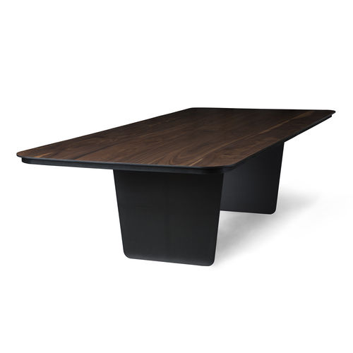 现代风格桌 - CARBON CLARO - Tokio furniture & lighting - 胡桃木 / 碳纤维 / 复合材料桌脚