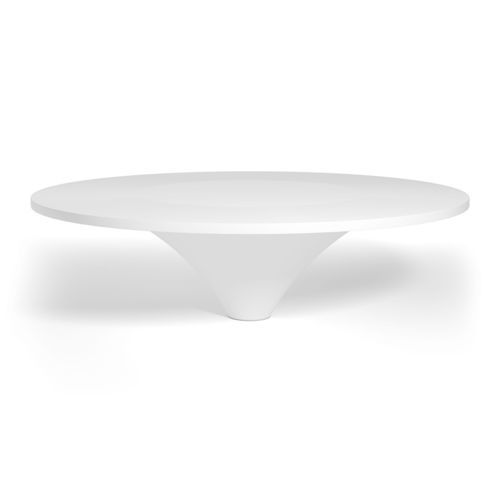 现代风格桌 - French Concession - DePadova - Corian®可丽耐 / 涂漆钢桌脚 / 圆形