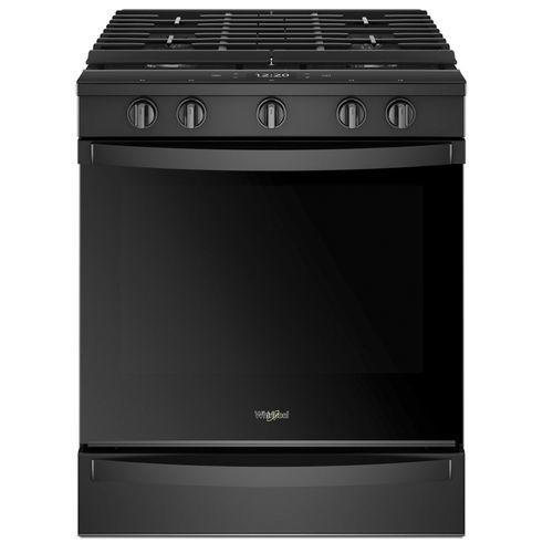 燃气组合灶 - WEG750H0HB - Whirlpool - 4眼 / 单烤箱 / 自洁式