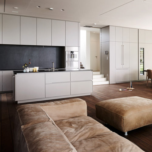 现代风格厨房 - Villa Salzburg - eggersmann küchen GmbH & Co. KG - 石材 / 层压材料 / 岛台式