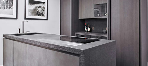 现代风格厨房 - House London - eggersmann küchen GmbH & Co. KG - 白蜡木 / 石材 / 混凝土