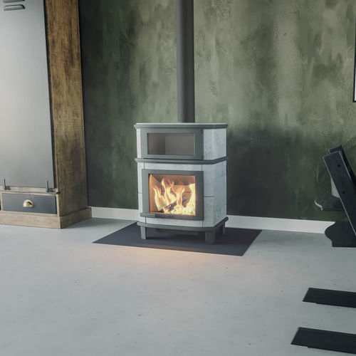 木材采暖炉 - Grande Noblès Gourmet - Altech - 0 - 5 kW / 11 kW / 猫脚