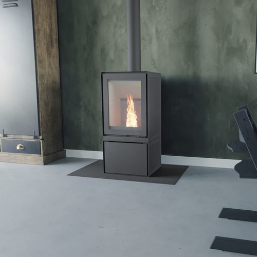 颗粒采暖炉 - MAX H - Altech - 0 - 5 kW / 5 kW...10 kW / 落地式
