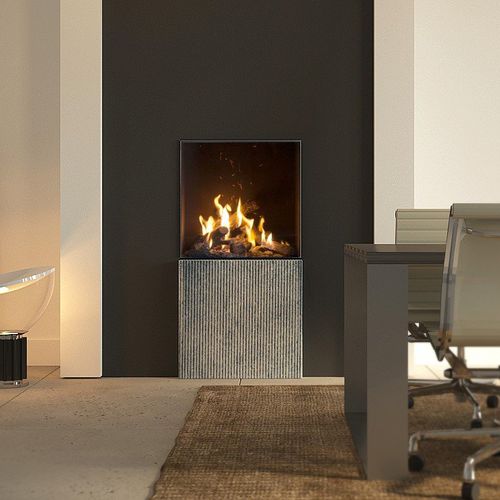 燃气壁炉 - KALFIRE GP60/59F - Kalfire Fireplaces - 混合动力 / 嵌入式 / 直角