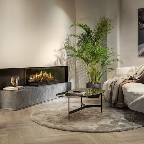 全息壁炉 - Kalfire E-one 130C - Kalfire Fireplaces - 电动 / 集成式 / 转角式