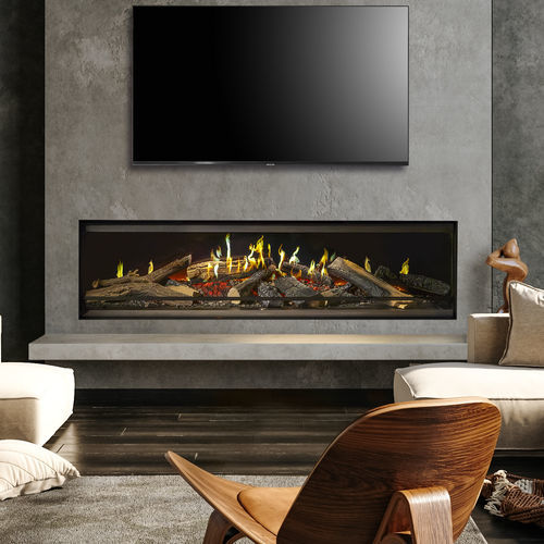 全息壁炉 - E-one 160F - Kalfire Fireplaces - 电动 / 嵌入式 / 直角