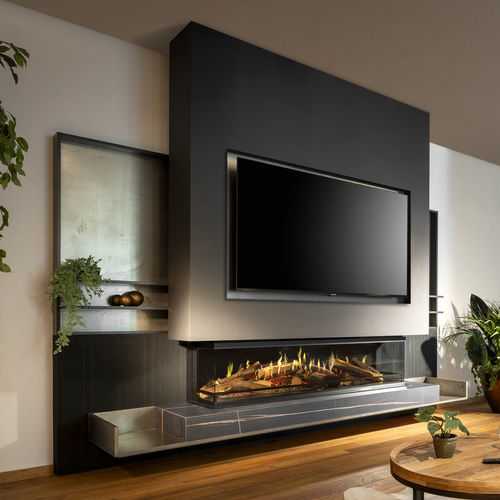 全息壁炉 - E-one 160S - Kalfire Fireplaces - 电动 / 嵌入式 / 直角