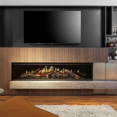 全息壁炉 - E-one 190F - Kalfire Fireplaces - 电动 / 嵌入式 / 直角