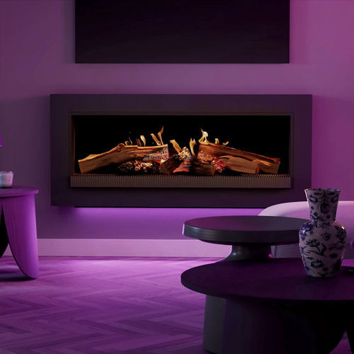 电壁炉 - E-55 - Kalfire Fireplaces - 嵌入式 / 直角 / 无管道
