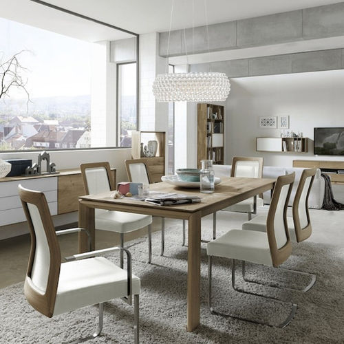 现代风格餐桌 - LIV  - Hartmann Möbelwerke GmbH - 栎木 / 长方形 / 可延长