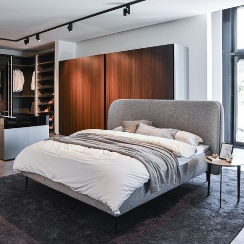 双人床 - BETT - Kettnaker GmbH & Co. KG Möbel-Manufaktur - 现代风格 / 布艺 / 带床头板