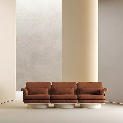 组合沙发 - BIBENDUM - Molinari Design Srl. - 现代风格 / 皮质 / 带扶手