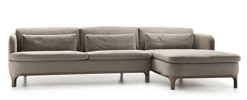 转角沙发 - ODEON - Molinari Design Srl. - 现代风格 / 布料 / 棕色