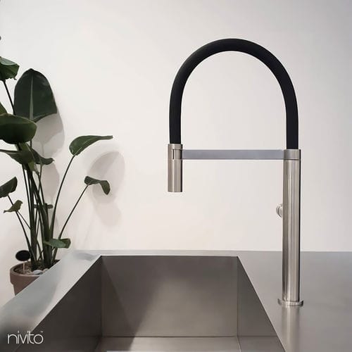 台面调温龙头 - SH series - nivito - 不锈钢 / 厨房 / 单孔