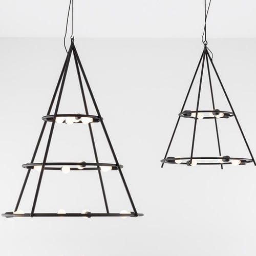 现代枝形吊灯 - EL PORÍS - Artemide - 金属 / 商用 / 几何