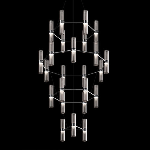 现代风格枝形吊灯 - ZEPHYR - Artemide - 吹制玻璃 / 商用 / 几何