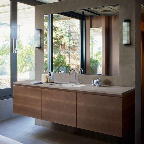 Corian®可丽耐洗手盆台面 - Weathered Aggregate - CORIAN - 定制