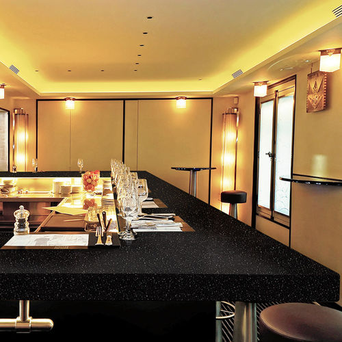 厨房柜台 - Deep Storm - CORIAN - Corian®可丽耐 / U 形 / 发光