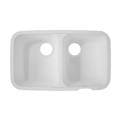 双槽厨房水槽 - Smooth - CORIAN - 无排水板 / Corian®可丽耐 / 嵌入式
