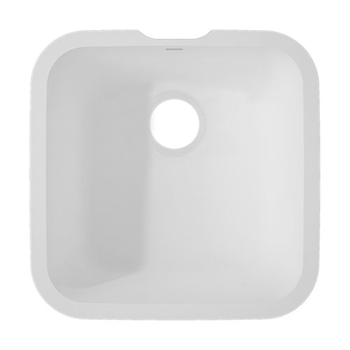单槽厨房水槽 - Sweet - CORIAN - 无排水板 / Corian®可丽耐 / 嵌入式