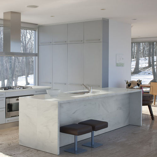Corian®可丽耐厨房台面 - Artista Gray - CORIAN - 灰色 / 方形边 / 圆边