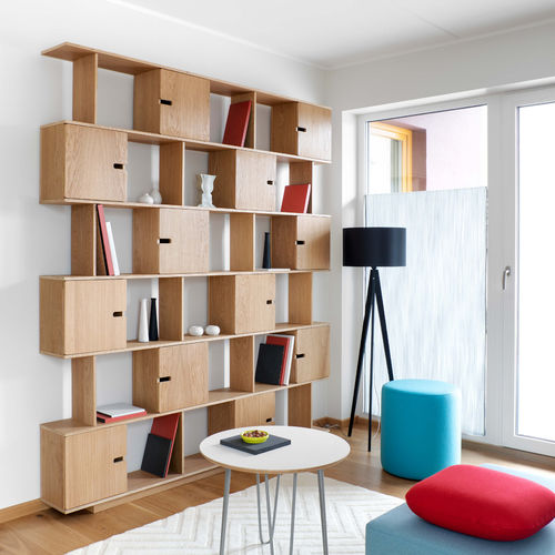 壁挂置物架 - PIX L - Radis Furniture - 可调节 / 现代风格 / 桦木