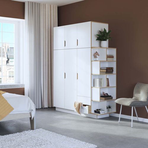可调节衣柜 - HUH 3 - Radis Furniture - 现代风格 / 栎木 / 胶合板